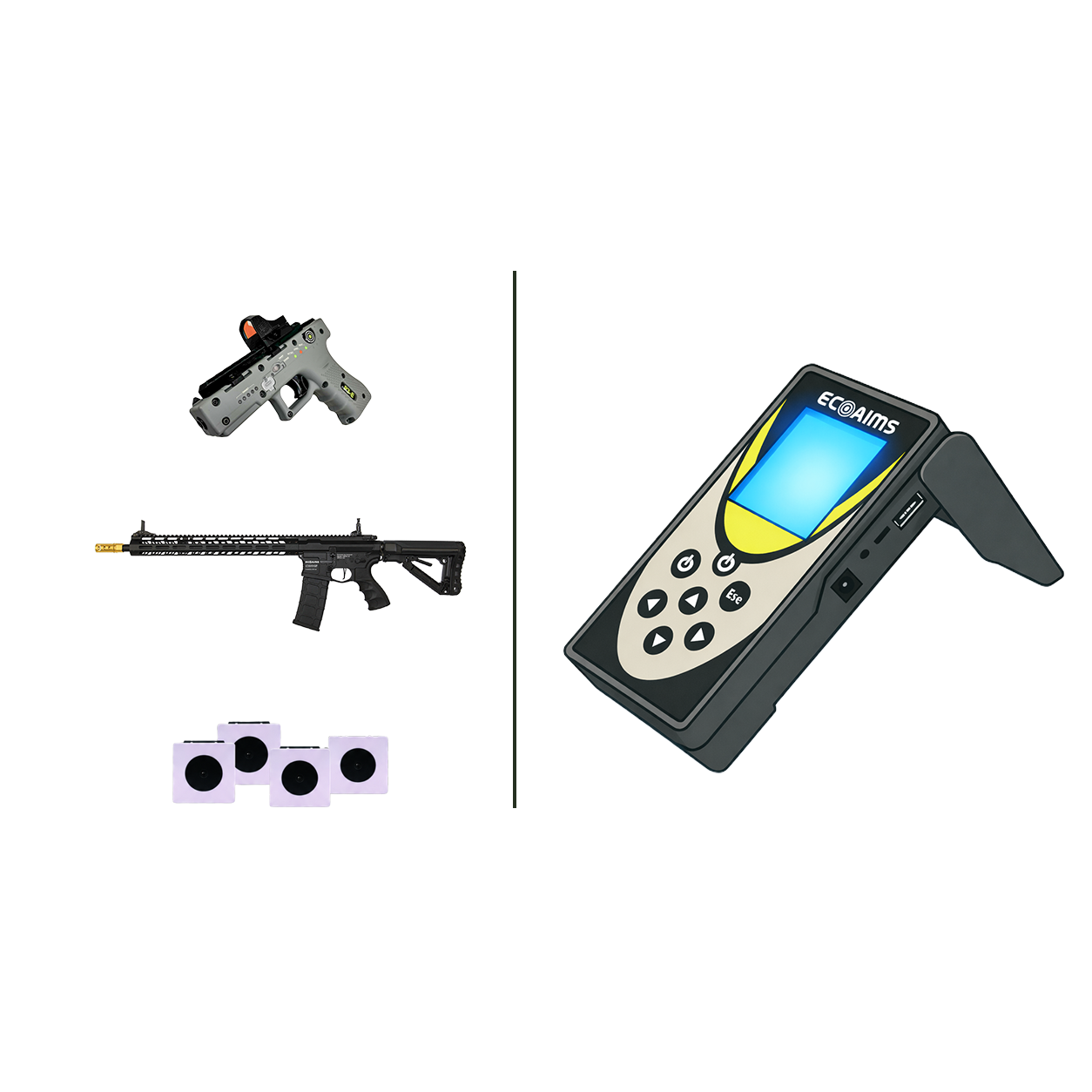 Ecoaims E-Di3 Display Device with TAR100 Targets