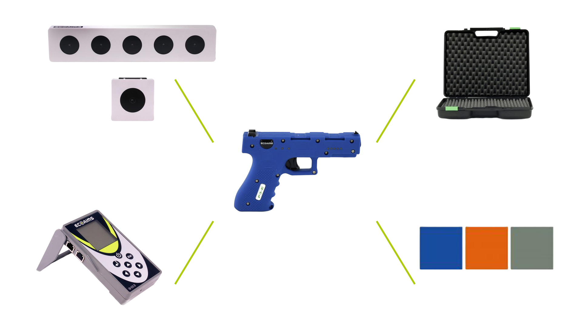 P3-E Camera pistol set - Precision Aim tracking Pistol | Ecoaims